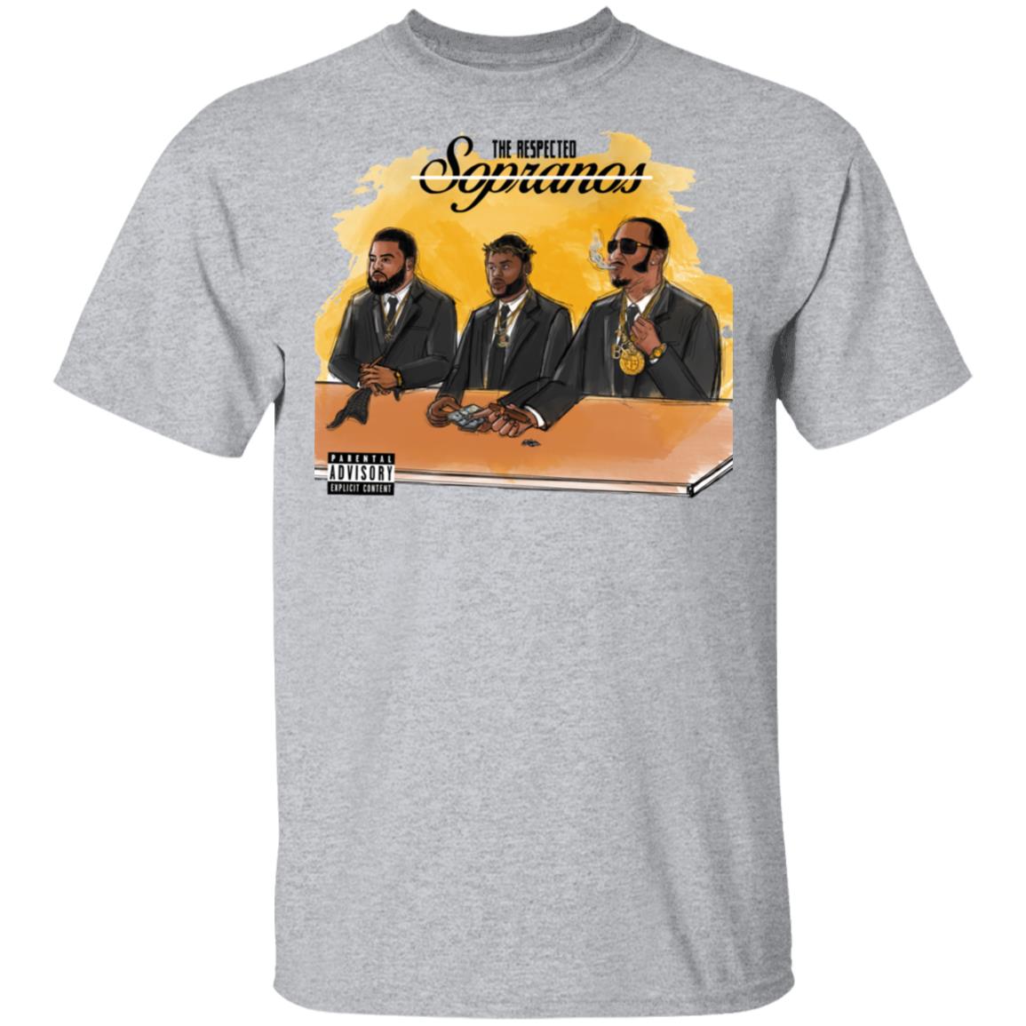 Benny The Butcher Merch Respected Sopranos Tee Benny The Butcher Merch Respected Sopranos Tee