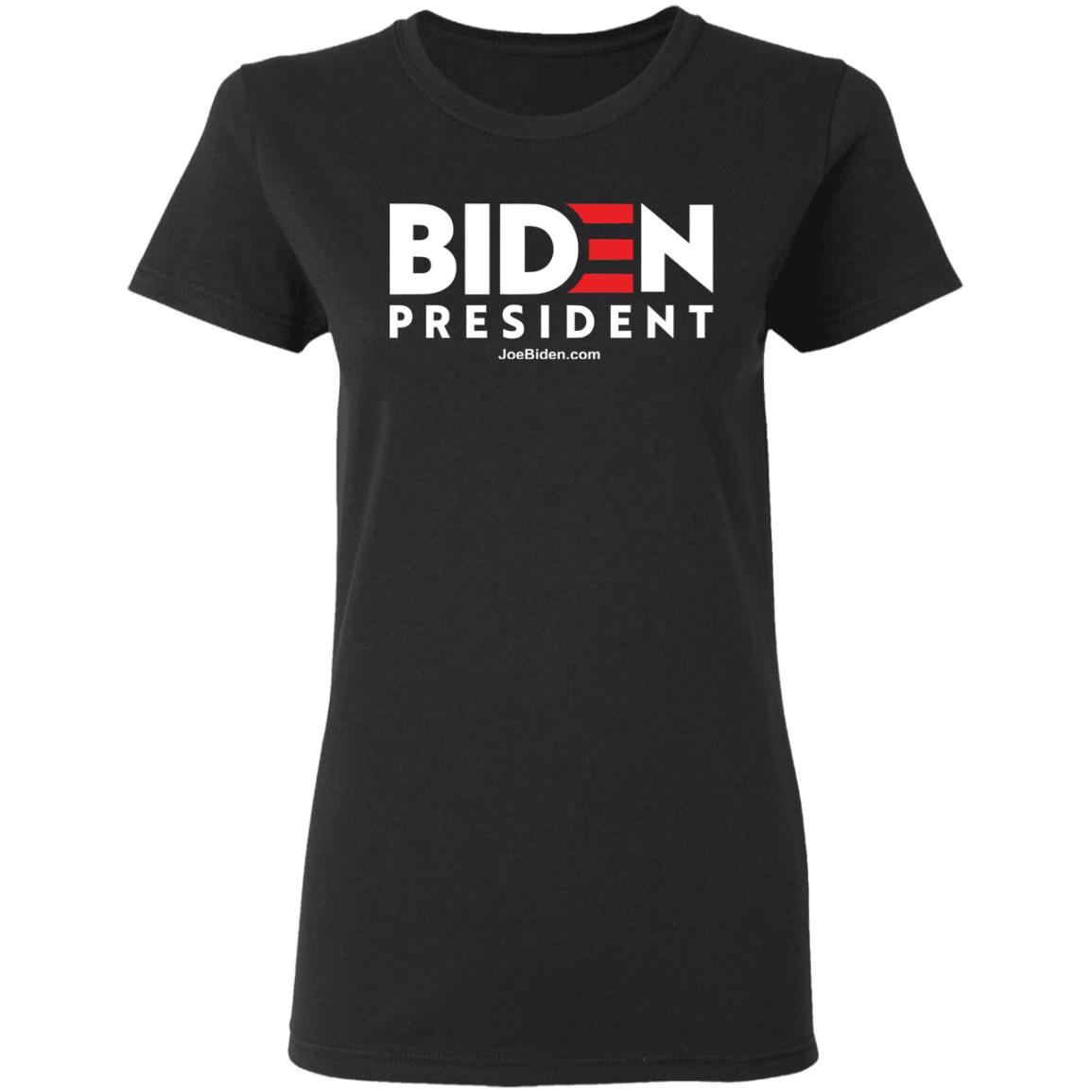 Biden Merch Biden President Unisex Women's Navy Tee Biden Merch Biden President Unisex Women's Navy Tee