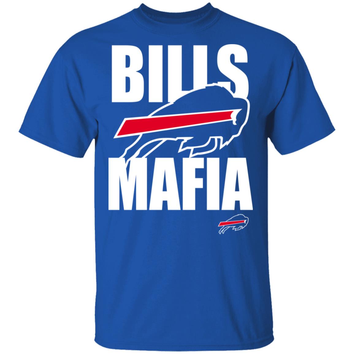 Bills Merch Buffalo Bills Mafia Royal T-Shirt Bills Merch Buffalo Bills Mafia Royal T-Shirt