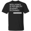 Black Intelligence T Shirt