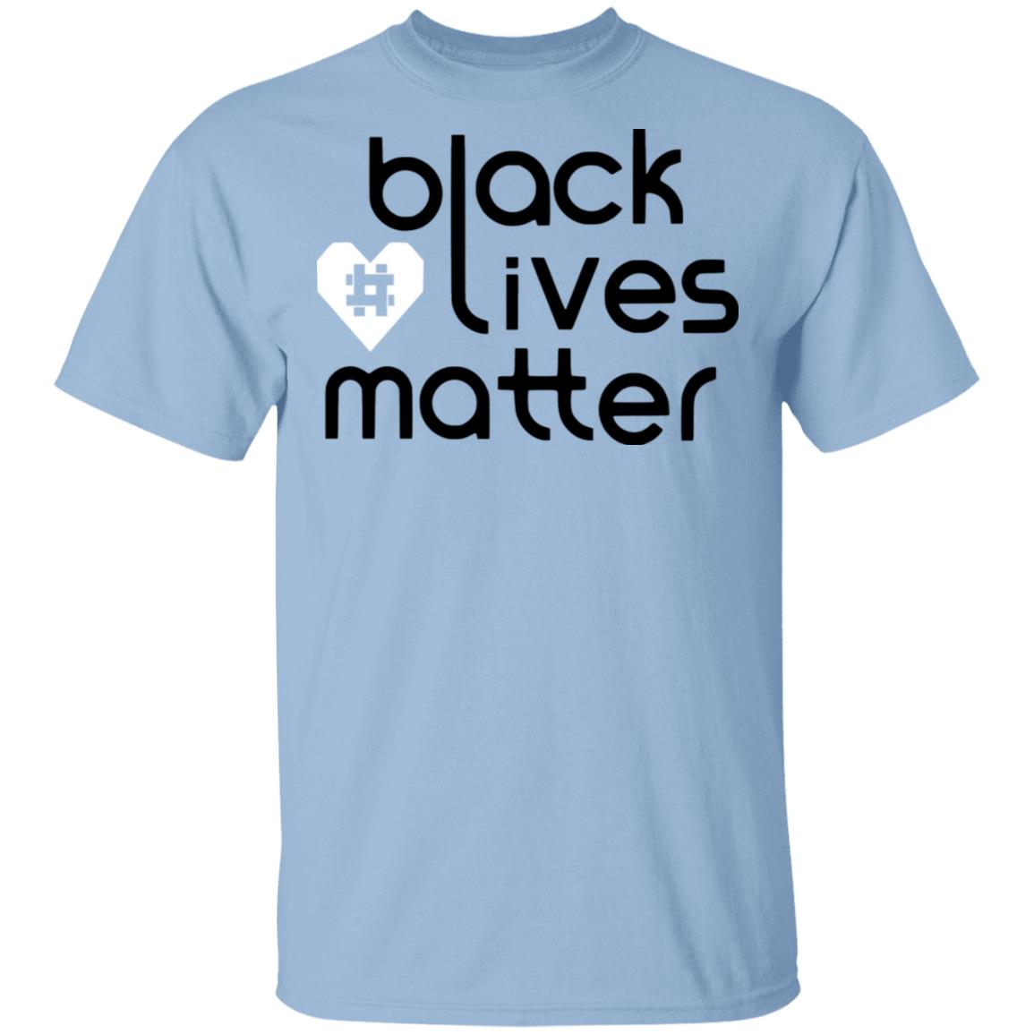 Black Lives Matter Merch Official Yellow Heart Hashtag Unisex Tee Black Lives Matter Merch Official Yellow Heart Hashtag Unisex Tee