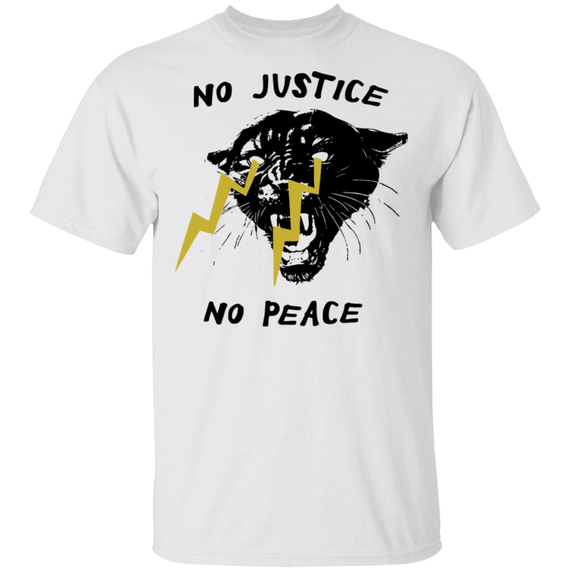 Black Owned T Shirt Business No Justice No Peace T-Shirt Black Owned T Shirt Business No Justice No Peace T-Shirt