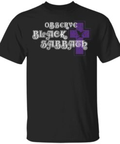 Black Sabbath Merch Observe Henry T-Shirt Black Sabbath Merch Observe Henry T-Shirt
