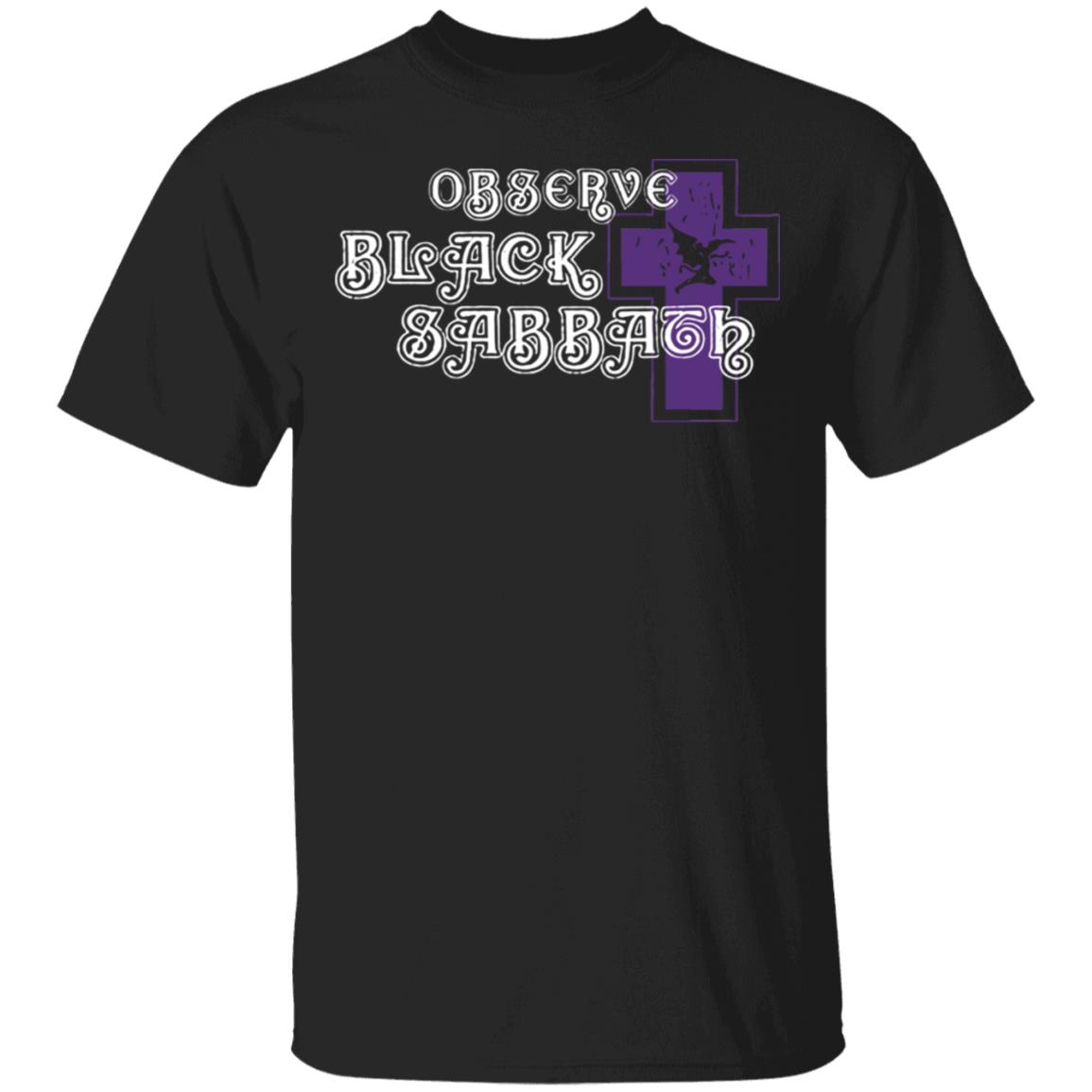 Black Sabbath Merch Observe Henry T-Shirt Black Sabbath Merch Observe Henry T-Shirt