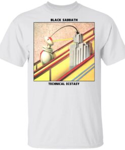 Black Sabbath Merch Technical Ecstasy White T-Shirt Black Sabbath Merch Technical Ecstasy White T-Shirt