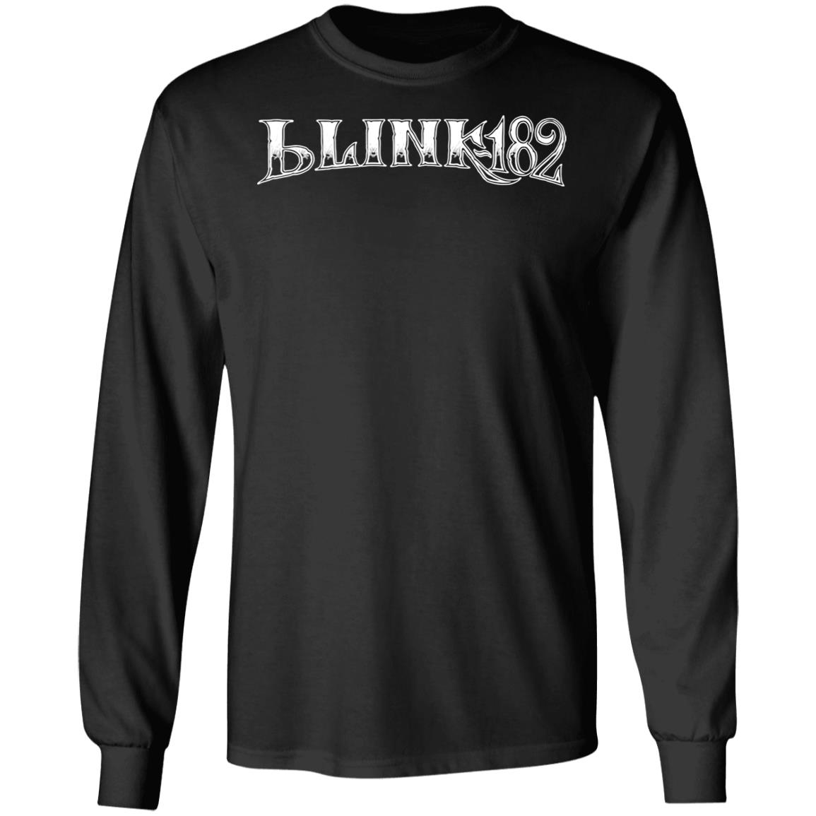 Blink182 Merch Dogs Eating Dogs Black Longsleeve Tee Blink182 Merch Dogs Eating Dogs Black Longsleeve Tee