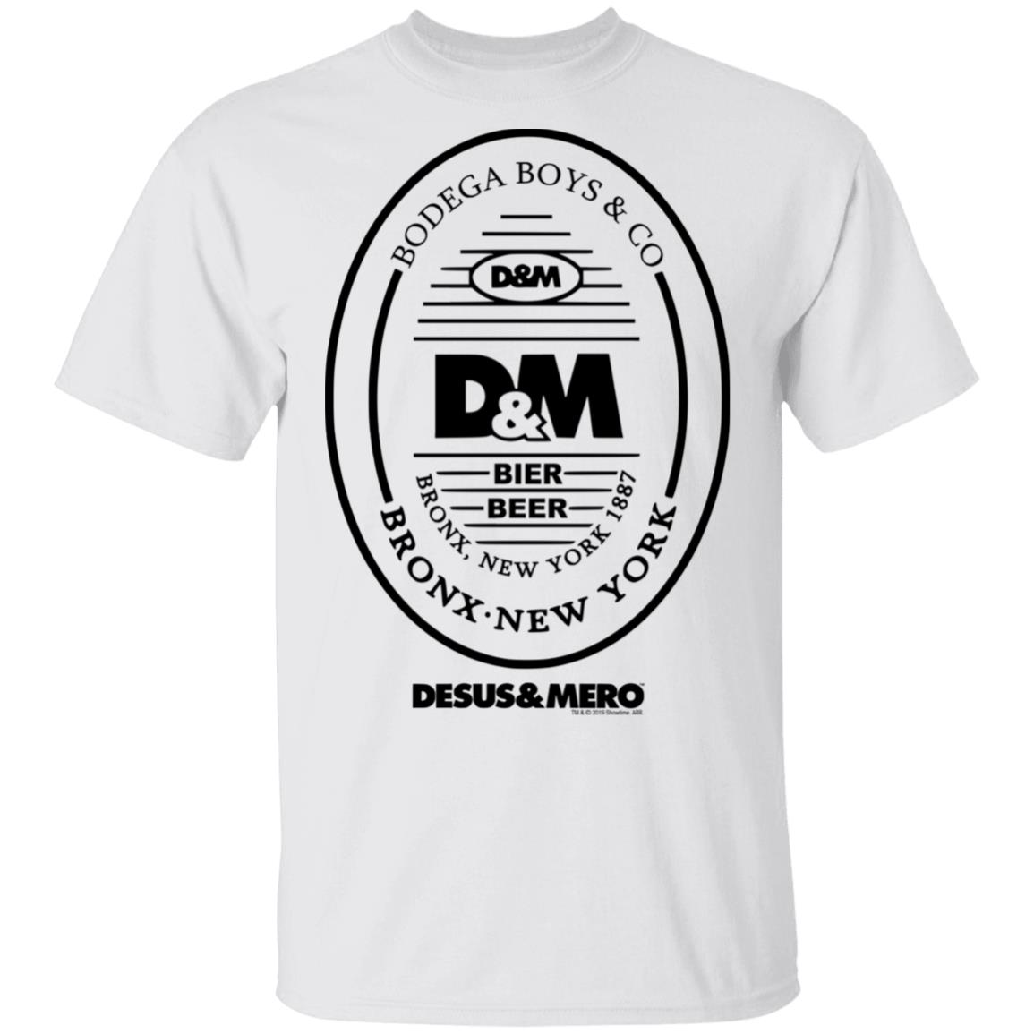 Bodega Boys Merch Desus Mero Beer Label T-Shirt Bodega Boys Merch Desus Mero Beer Label T-Shirt