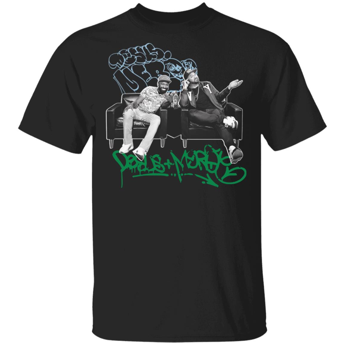 Bodega Boys Merch Desus Mero Graffiti Couch Adult Short Sleeve T-Shirt Bodega Boys Merch Desus Mero Graffiti Couch Adult Short Sleeve T-Shirt