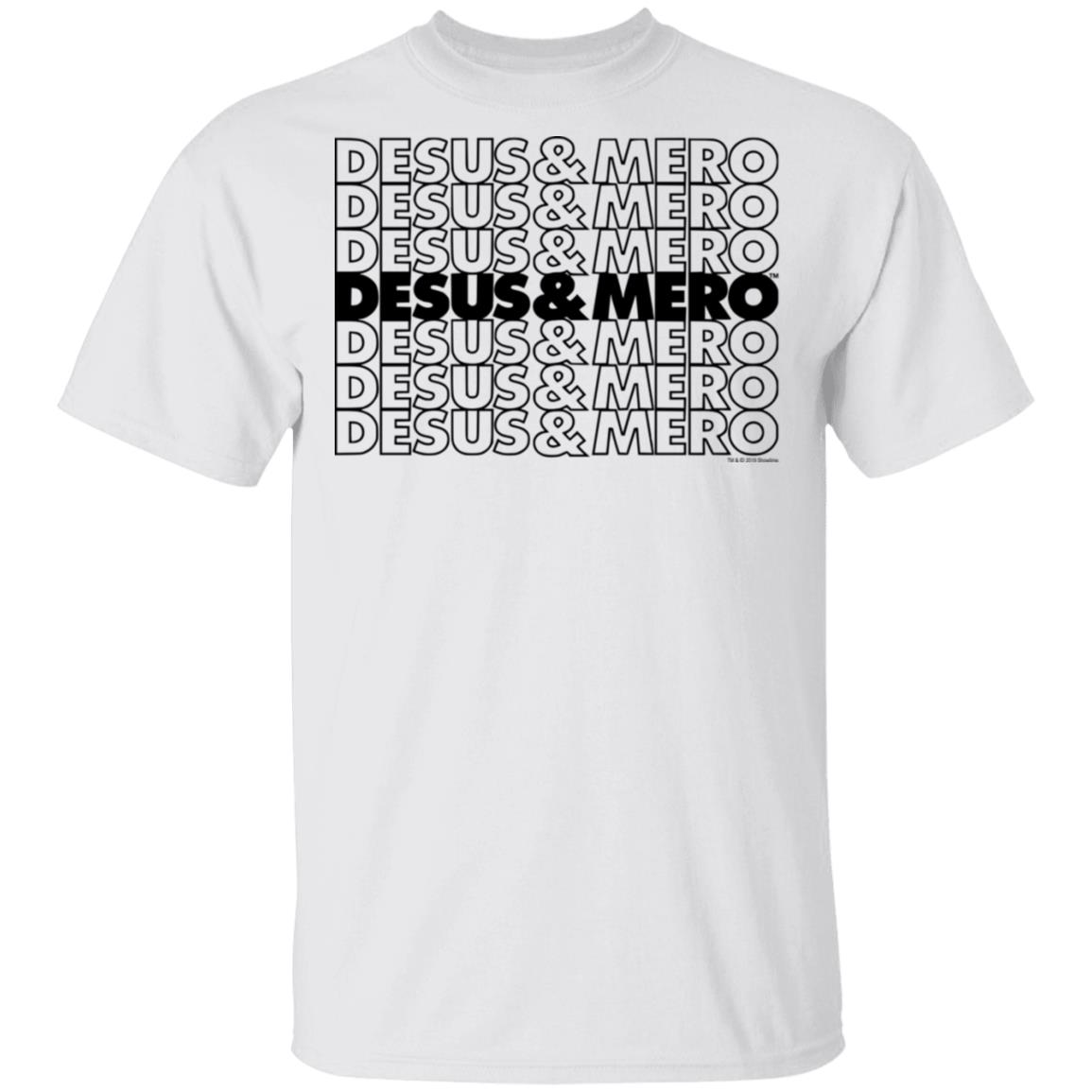 Bodega Boys Merch Desus Mero Repeat White T-Shirt Bodega Boys Merch Desus Mero Repeat White T-Shirt