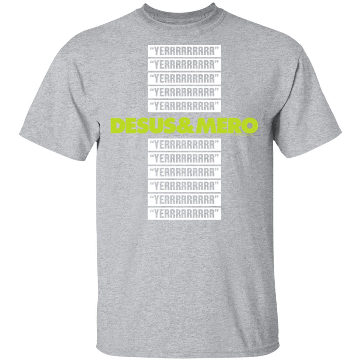 Bodega Boys Merch Desus Mero Yerrrrrrrrr Adult Short Sleeve White T-Shirt Bodega Boys Merch Desus Mero Yerrrrrrrrr Adult Short Sleeve White T-Shirt