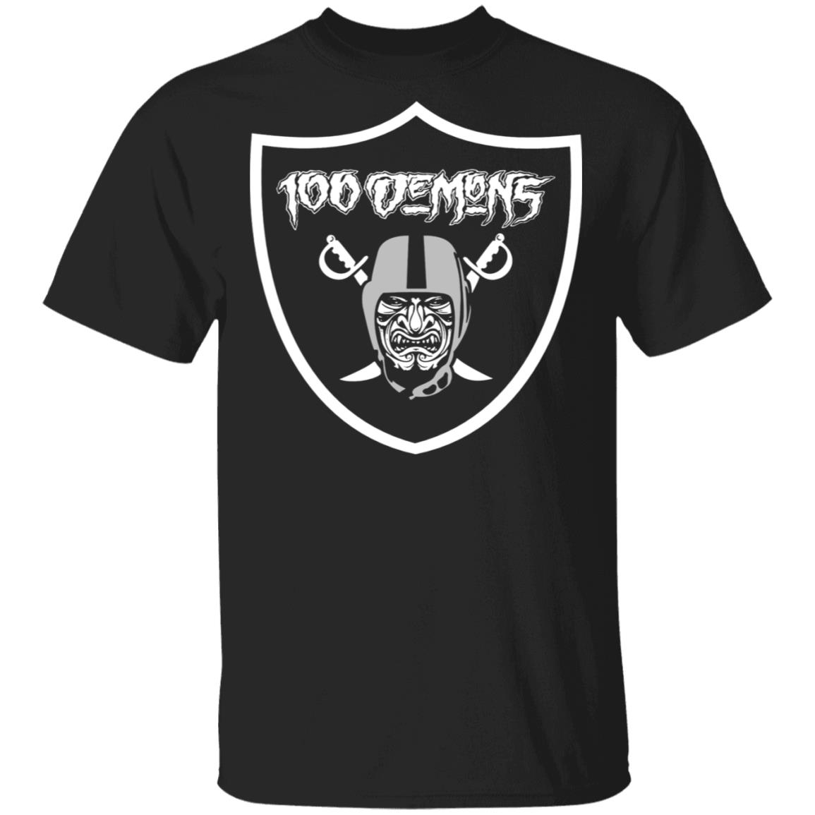 Brass City Merch 100 Demons Raiders T-Shirt Brass City Merch 100 Demons Raiders T-Shirt