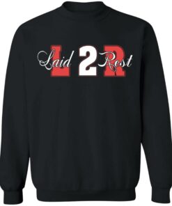 Brass City Merch Laid 2 Rest Never Back Down Crewneck Brass City Merch Laid 2 Rest Never Back Down Crewneck