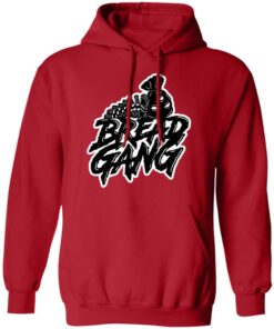 Bread Gang Merch BG Logo Hoodie Red Bread Gang Merch BG Logo Hoodie Red