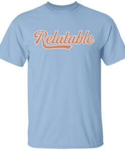 Brent Rivera Merch Relatable Light Blue Tee Brent Rivera Merch Relatable Light Blue Tee