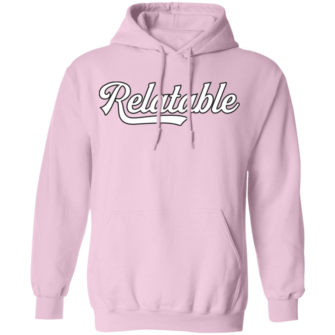 Brent Rivera Merch Relatable Light Pink Hoodie Brent Rivera Merch Relatable Light Pink Hoodie