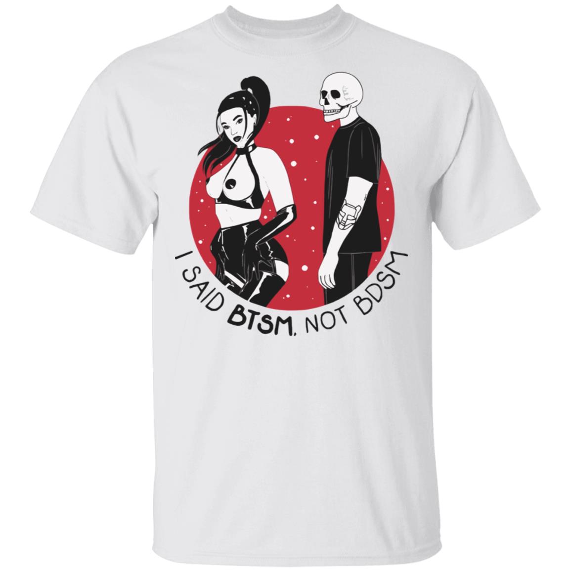 Btsm Merch Not BDSM White Tee Btsm Merch Not BDSM White Tee