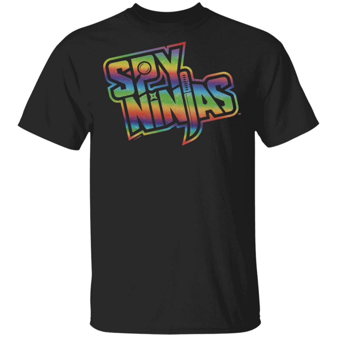 Chad Wild Clay Merch Spy Ninjas Foil Adult Short Sleeve Black T-Shirt Chad Wild Clay Merch Spy Ninjas Foil Adult Short Sleeve Black T-Shirt