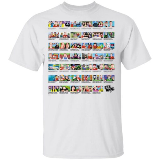 Chad Wild Clay Merch Thumbnails Spy Ninjas Youth Short Sleeve White T-Shirt