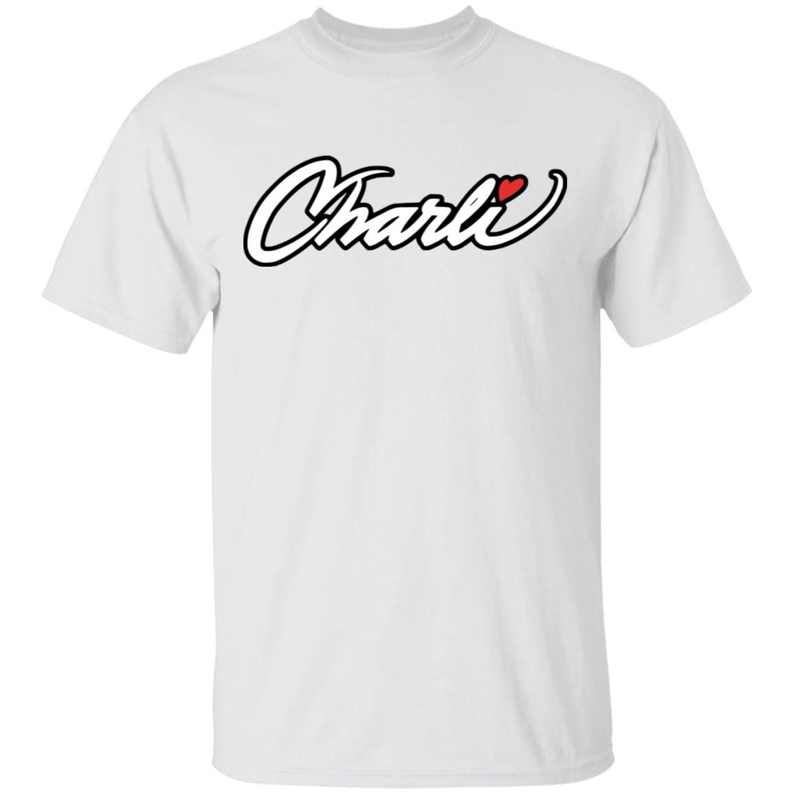 Charlis Merch Charli Script Hoodie White Charlis Merch Charli Script Hoodie White