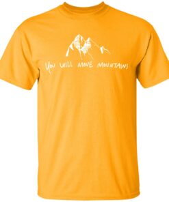Cimorelli Merch Move Mountains Yellow Tee Hand-Written Cimorelli Merch Move Mountains Yellow Tee Hand-Written