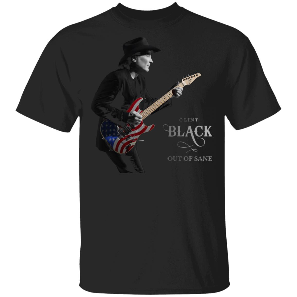 Clint Black Out Of Sane Album T-Shirt Clint Black Out Of Sane Album T-Shirt
