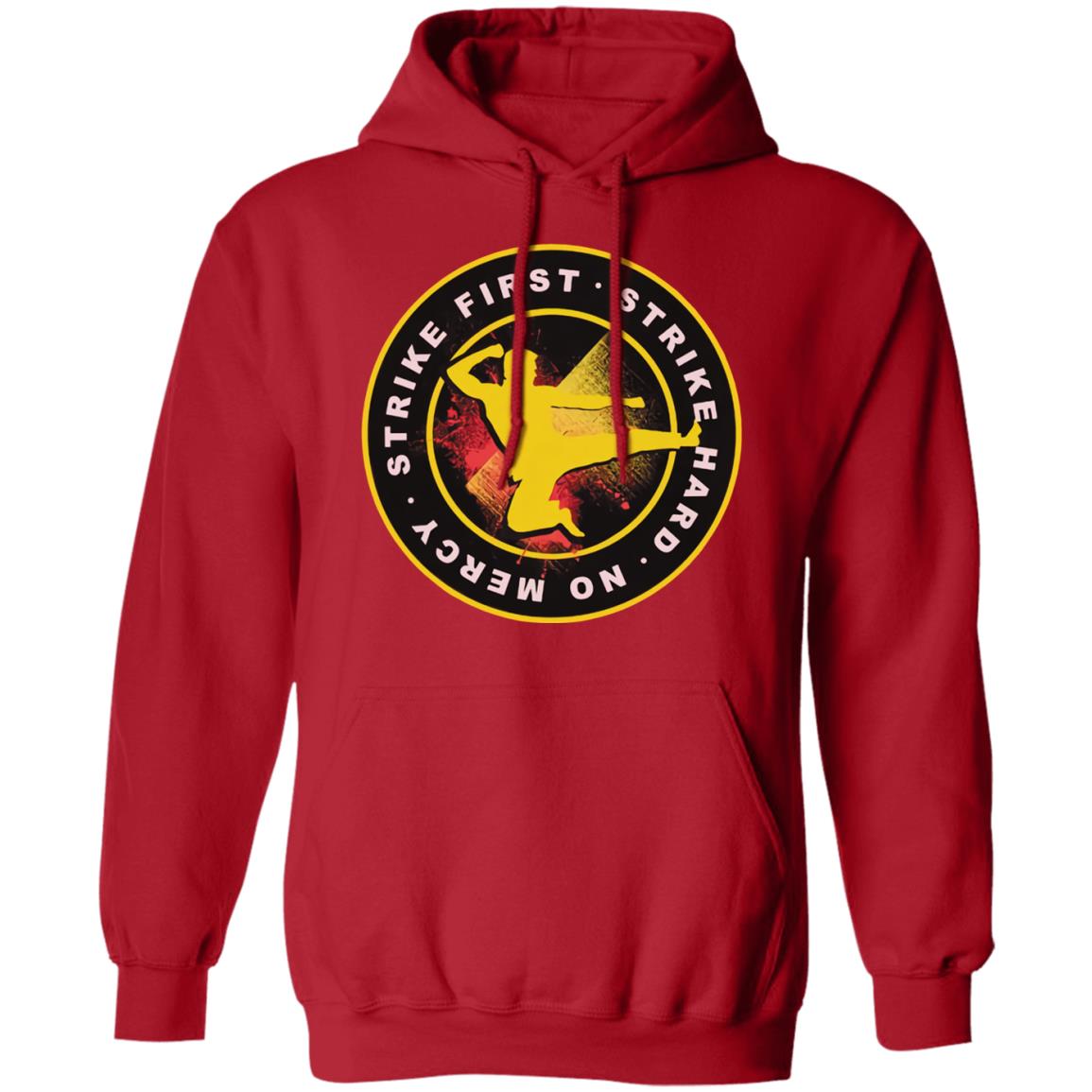 Cobra Kai Key Art Red Hoodie Cobra Kai Key Art Red Hoodie