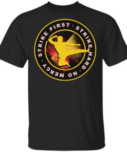 Cobra Kai Strike First Black Unisex Tee Cobra Kai Strike First Black Unisex Tee