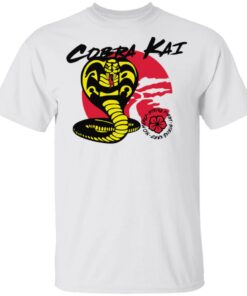 Cobra Kai Strike First White Long Sleeve Tee Cobra Kai Strike First White Long Sleeve Tee