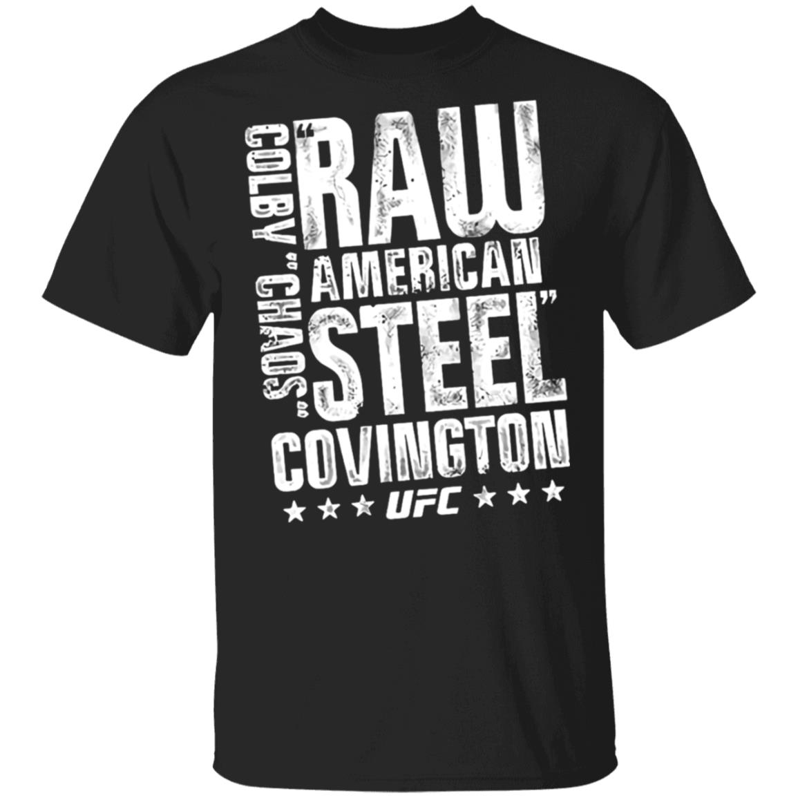 Colby Covington Merch Colby Chaos Covington American Steel Red T-Shirt Colby Covington Merch Colby Chaos Covington American Steel Red T-Shirt