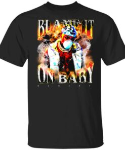 Dababy Merch Blame It On Baby Black Album Cover T-Shirt Dababy Merch Blame It On Baby Black Album Cover T-Shirt