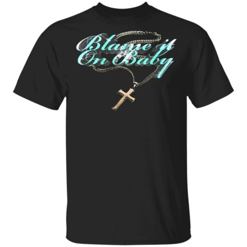 Dababy Merch Blame It On Baby Black Chain T-Shirt