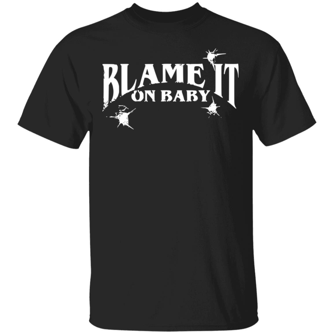 Dababy Merch Blame It On Baby Black Logo T-Shirt Dababy Merch Blame It On Baby Black Logo T-Shirt