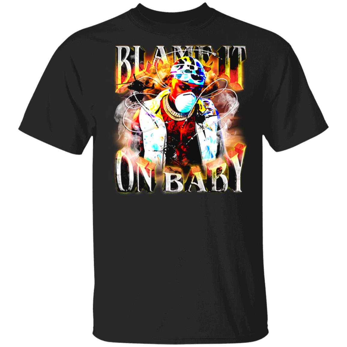 Dababy Merch Blame It On Baby Orange Album Cover T-Shirt Dababy Merch Blame It On Baby Orange Album Cover T-Shirt