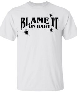 Dababy Merch Blame It On Baby White Logo T-Shirt Dababy Merch Blame It On Baby White Logo T-Shirt