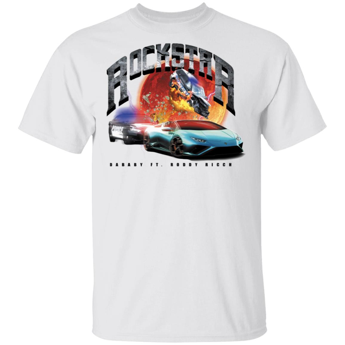 Dababy Merch Lambo White T-Shirt Dababy Merch Lambo White T-Shirt