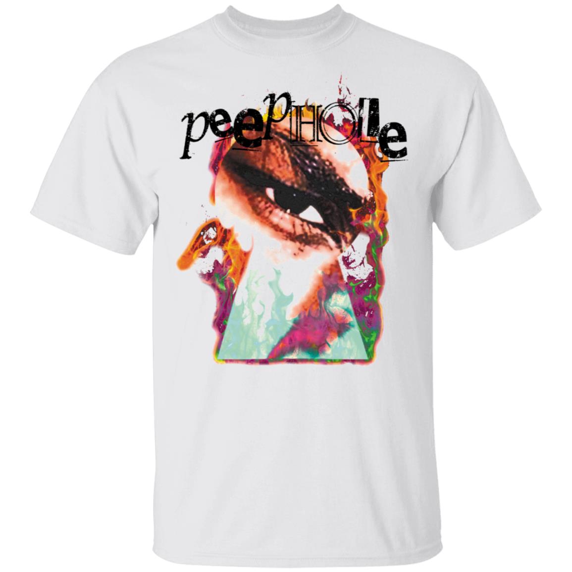 Dababy Merch Peep Hole White T-Shirt Dababy Merch Peep Hole White T-Shirt