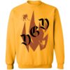 Dance Gavin Dance Merch Afterburner Gold Crewneck