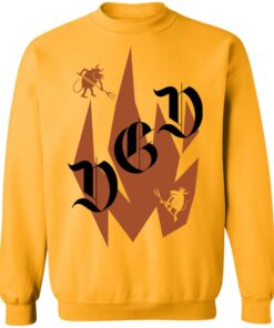 Dance Gavin Dance Merch Afterburner Gold Crewneck Dance Gavin Dance Merch Afterburner Gold Crewneck