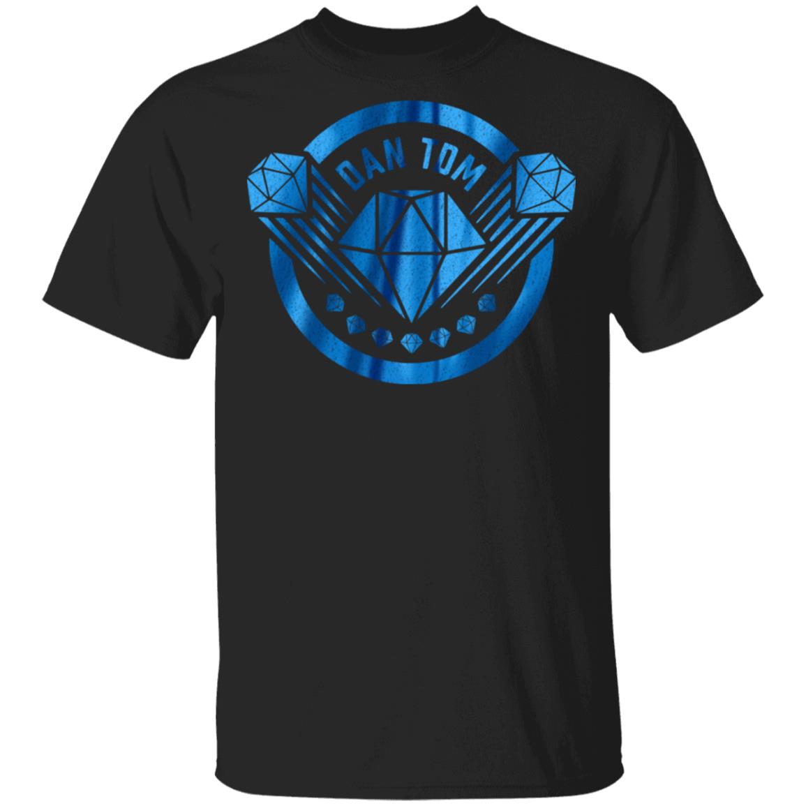 Dantdm Merch DanTDM Black Blue Foil T-Shirt Dantdm Merch DanTDM Black Blue Foil T-Shirt