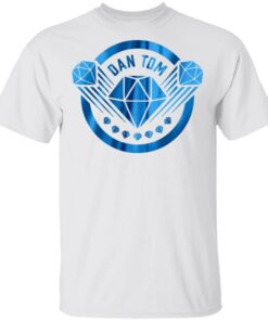 Dantdm Merch DanTDM White Blue Foil T-Shirt Dantdm Merch DanTDM White Blue Foil T-Shirt