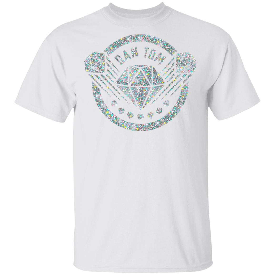 Dantdm Merch DanTDM White Glitter Hologram T-Shirt Dantdm Merch DanTDM White Glitter Hologram T-Shirt