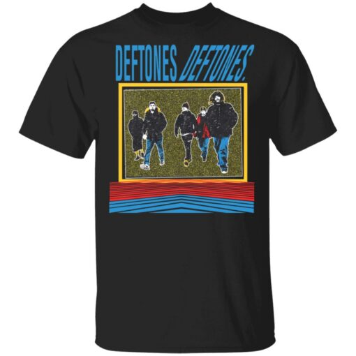 Deftones Deftones Band Photo Stone Wash Black T-Shirt