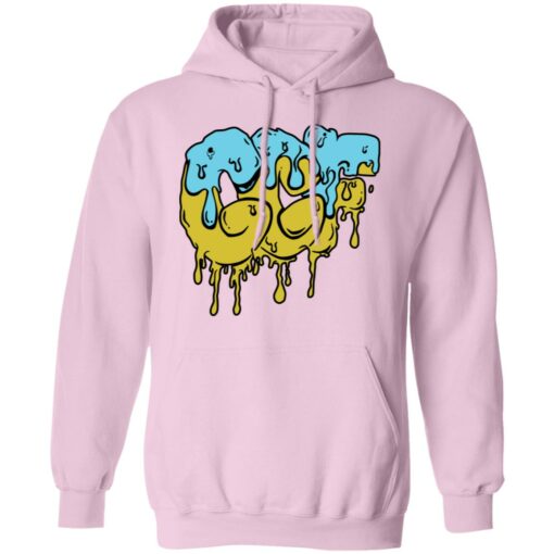 Del Records Merch GGF Drip Pink Hoodie