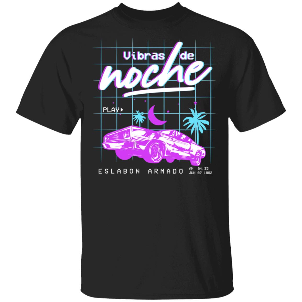 Del Records Merch Vibras De Noche Tee Del Records Merch Vibras De Noche Tee