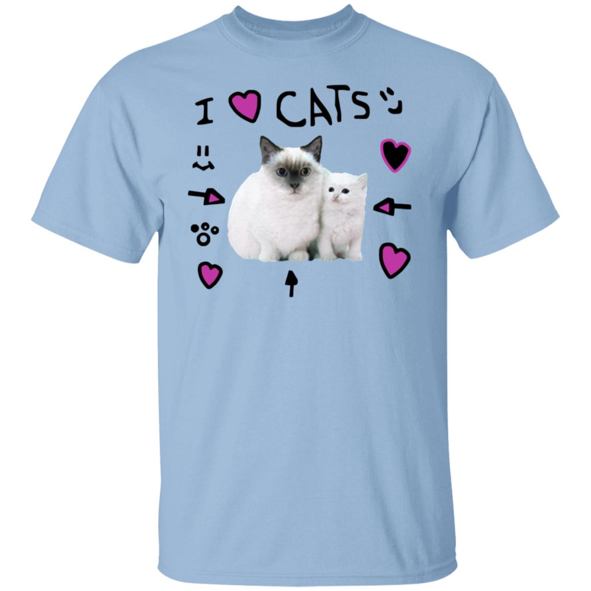 Denisdaily Merch I Love Cats Shirt Denisdaily Merch I Love Cats Shirt