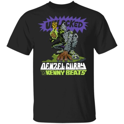 Denzel Curry Merch Unlocked Black T-Shirt