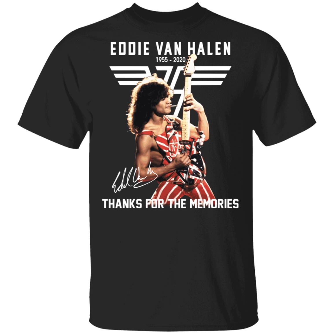 Eddie Van Halen 1955 2020 Thanks For The Memories Shirt Eddie Van Halen 1955 2020 Thanks For The Memories Shirt