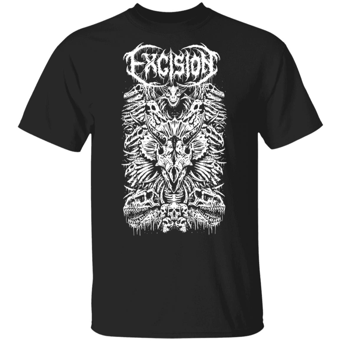 Excision Merch Excision Black Metal Tee Excision Merch Excision Black Metal Tee