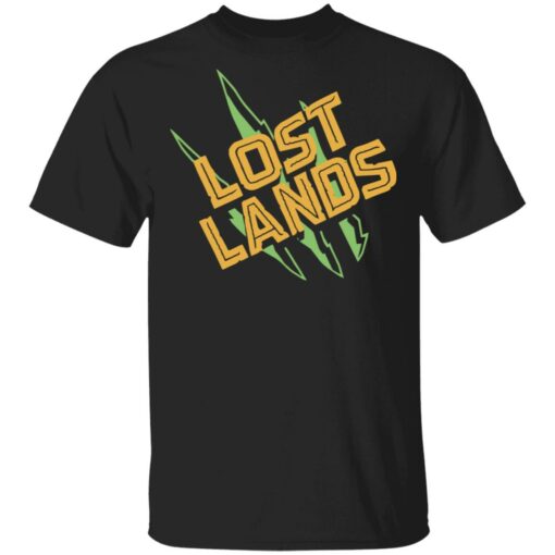 Excision Merch Lost Lands Foliage Tee Black Yellow