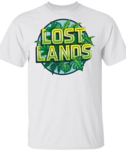Excision Merch Lost Lands Foliage Unisex White Tee Excision Merch Lost Lands Foliage Unisex White Tee